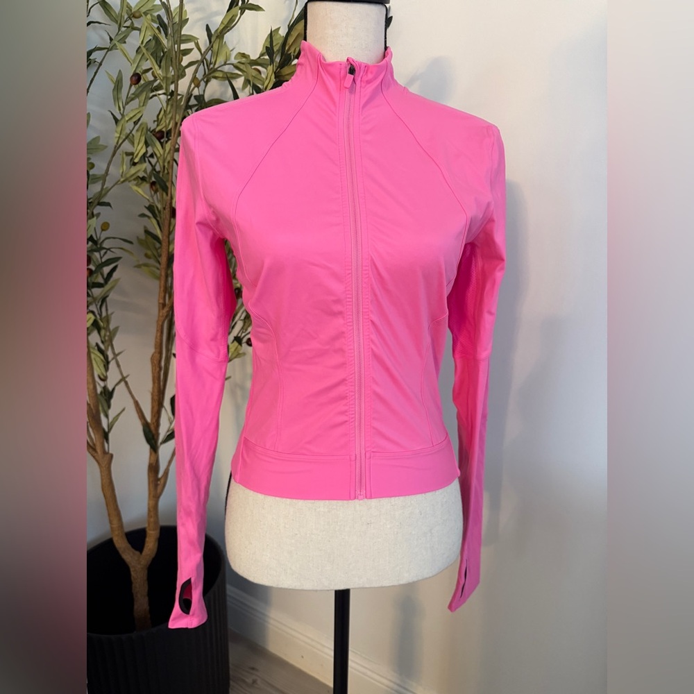 Lululemon Final Mile Jacket Sonic Pink Size 6 | Running Lightweight Zip-Up
